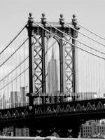 Empire State Building with Manhattan Bridge