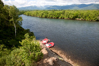 Rafting on Bystraya River